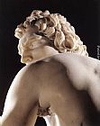 David [detail 1] by Gian Lorenzo Bernini